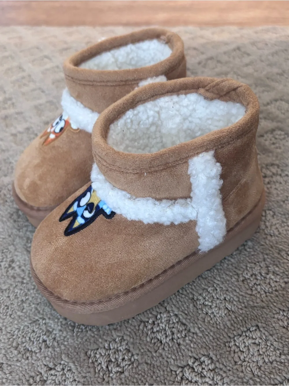 Bluey Kids Shoes Box - Tan